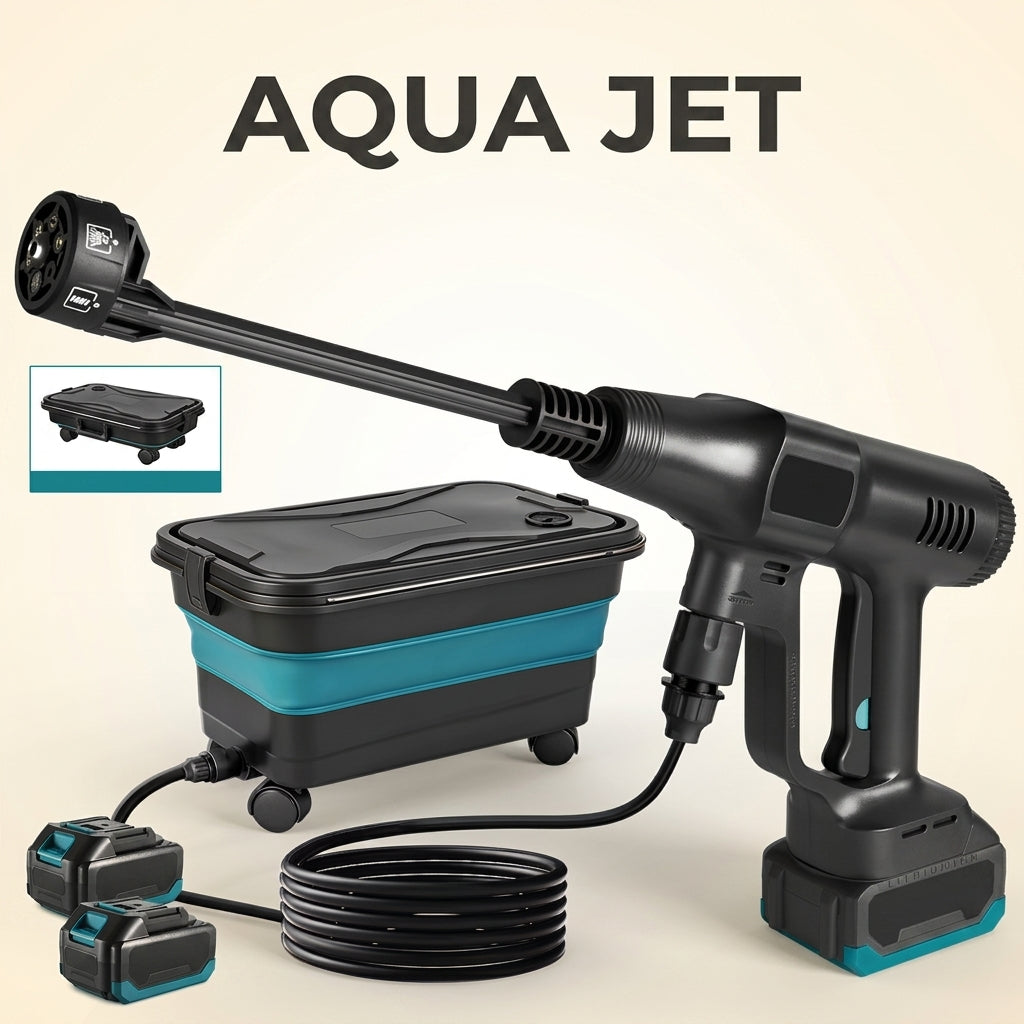 AQUA JET - שטיפה בלחץ גבוה, בכל מקום, בכל זמן