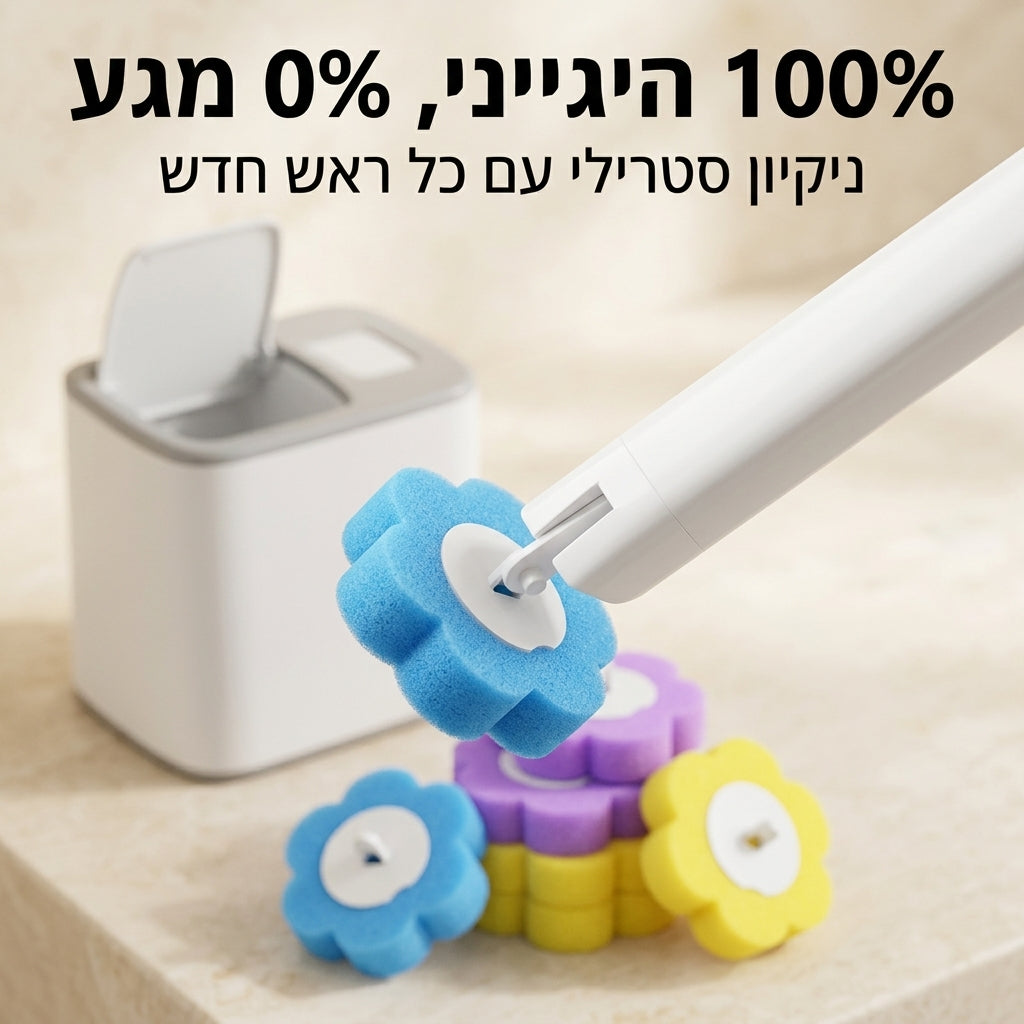 PURE FLUSH - בשביל אסלה נקייה וסטרילית באמת 