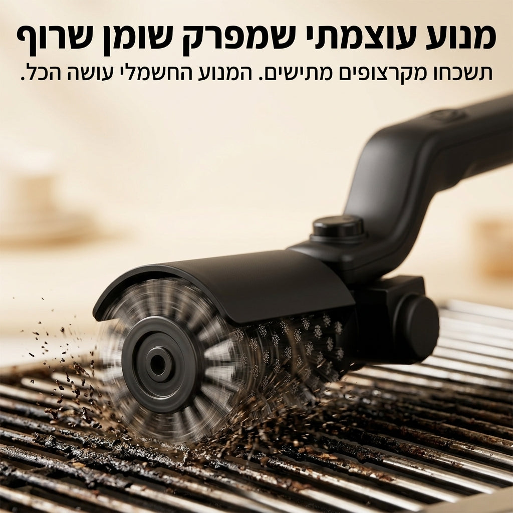 GRILL ROLLER - והרשת חוזרת להיות נקייה כמו חדשה