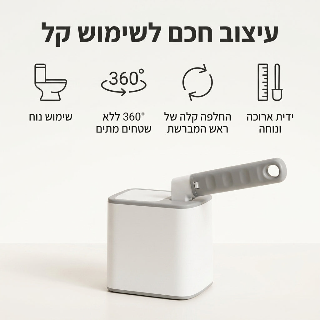PURE FLUSH - בשביל אסלה נקייה וסטרילית באמת 
