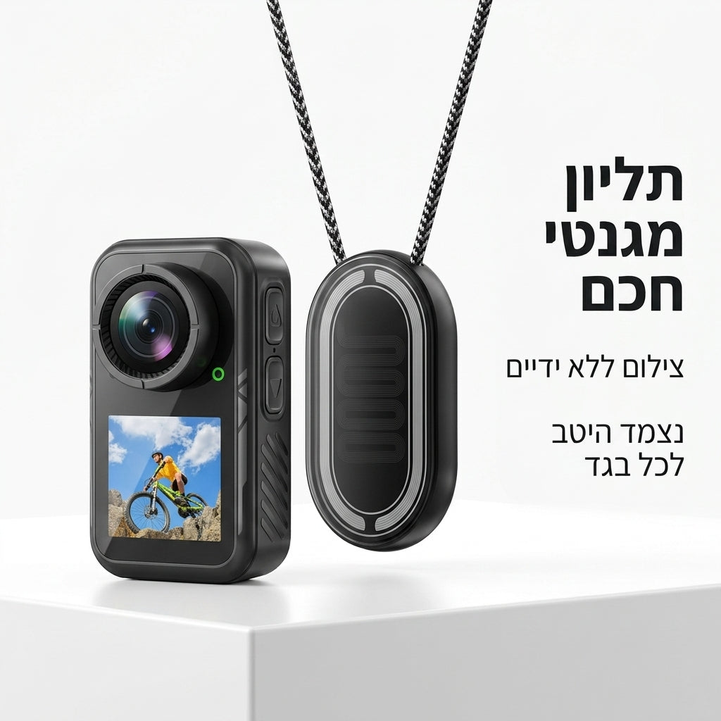 Snap PRO - מצלמת אקשן זעירה עם מסך