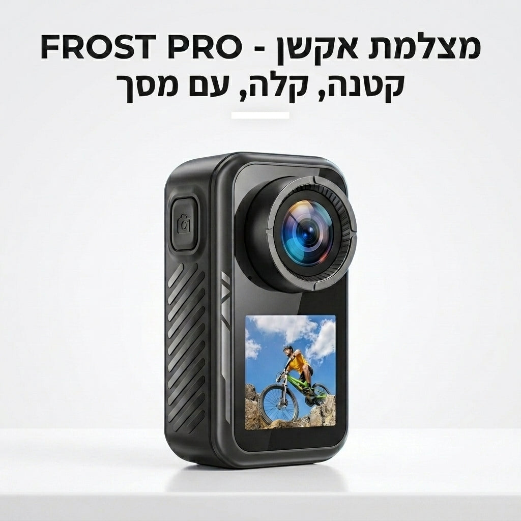 Snap PRO - מצלמת אקשן זעירה עם מסך