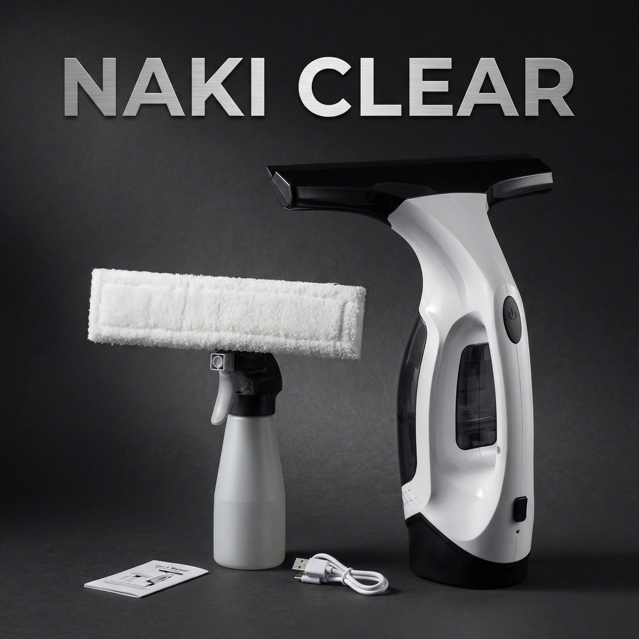 NAKI CLEAR הדור החדש לחלונות מבריקים - מפסיקים לנגב ומתקדמים לשאוב!