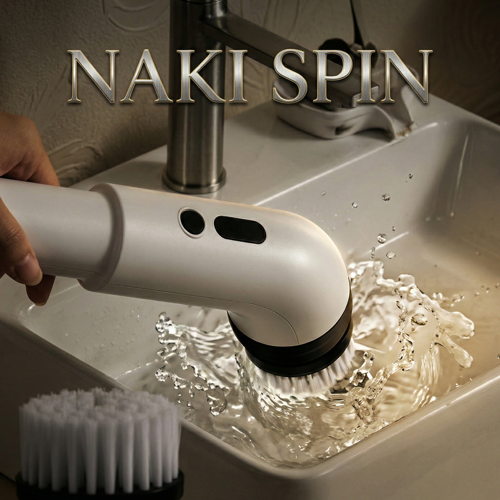 NAKI SPIN הדור החדש למשטחים מבריקים - מפסיקים לקרצף ומתחילים להבריש!
